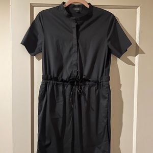 COS black tie waist midi dress